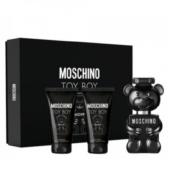 Moschino Toy Boy Gift Set 3 Pcs 1.7 oz EDP Spray, Shower Gel