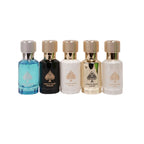 Jo Milano Game Of Spades Collector's Edition Set U Parfum ( Emerald 1.0oz + Bonus 1.0oz + Topaz 1.0oz + Full House 0.3oz + Wildcard 0.3oz + Royale 0.3oz + Jackpot 0.3oz + Opal 0.3oz  )
