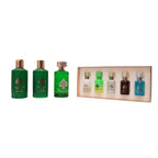 Jo Milano Set Game Of Spades Emerald 8 Pcs U Parfum (Emerald 3.0oz +  Topaz 0.3oz + Bonus 0.3oz + Opal 0.3oz + No Limit 0.3oz + Full House 0.3oz + Aromatic Body Cleanser 6.8oz + Body Cream 6.8oz )