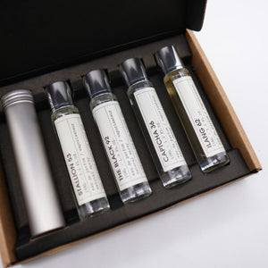 Set de viaje Emper 4 piezas U EDP 1.0oz (Captcha 36, ​​ilang 62, The Black 92, Stallion 53)