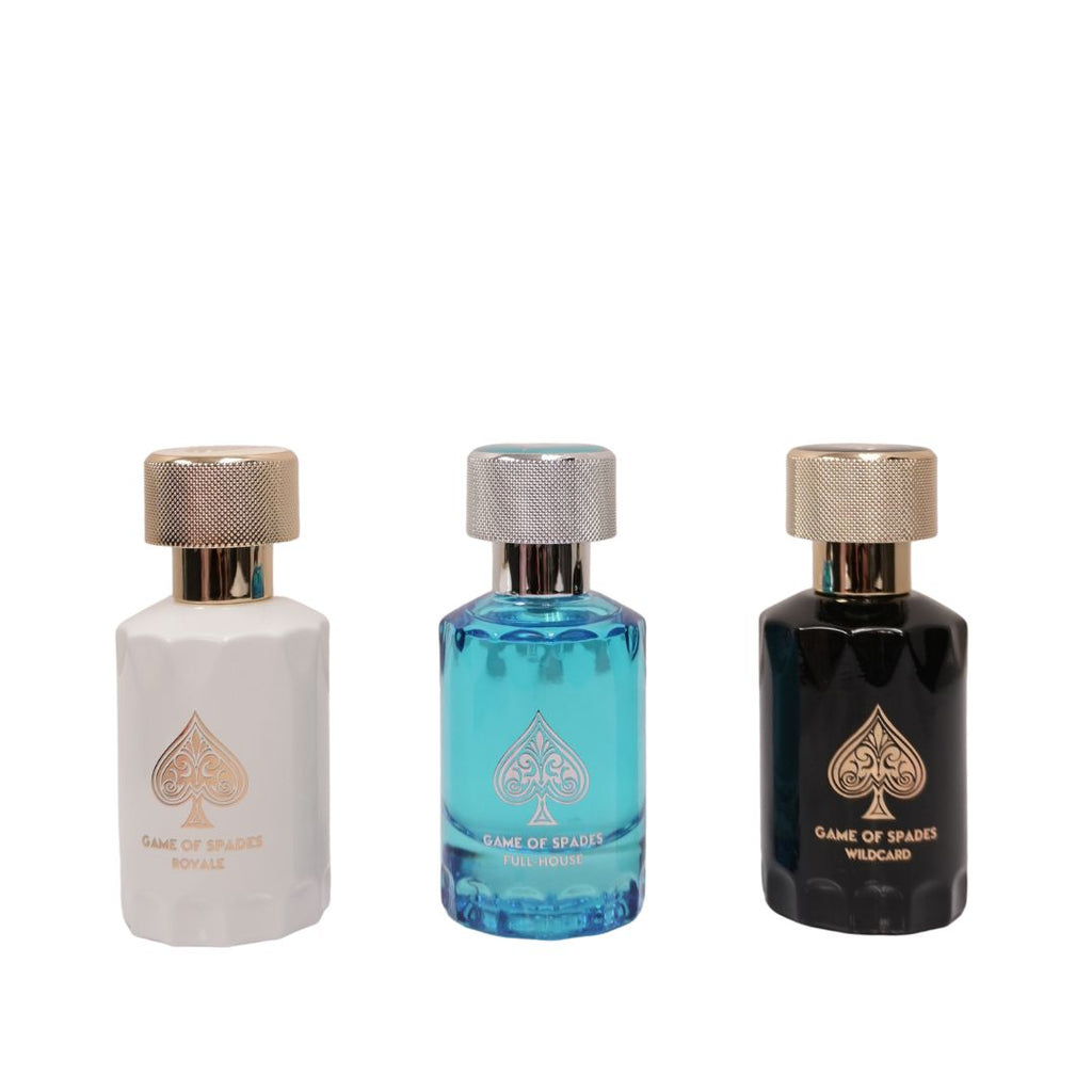 Jo Milano Game Of Spades Collection Edition Set U Parfum ( Royale + Full House + Wildcard ) 3 X 1.0oz