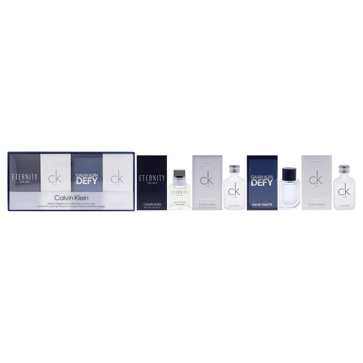 Calvin Klein CK One Eternity Euphoria Gift Set 4 pcs 0.33 oz each Unisex
