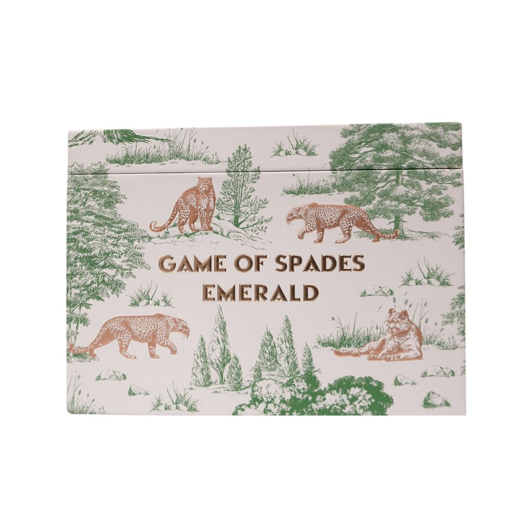 Jo Milano Set Game Of Spades Emerald 8 Pcs U Parfum (Emerald 3.0oz +  Topaz 0.3oz + Bonus 0.3oz + Opal 0.3oz + No Limit 0.3oz + Full House 0.3oz + Aromatic Body Cleanser 6.8oz + Body Cream 6.8oz )