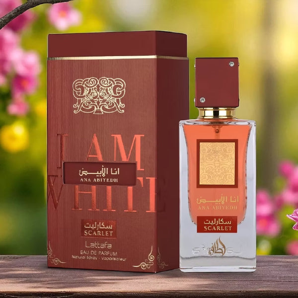 Lattafa Ana Abiyedh Scarlet Women EDP 3.4 oz