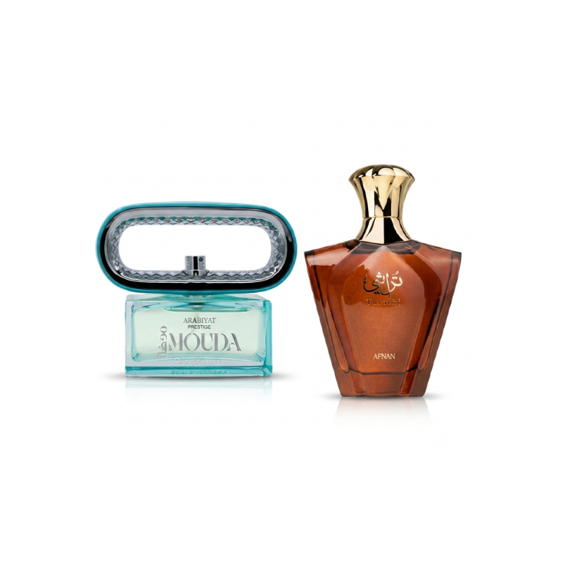 Afnan Turathi Brown + Arabiyat Prestige Mouda | Signature Scent Duo