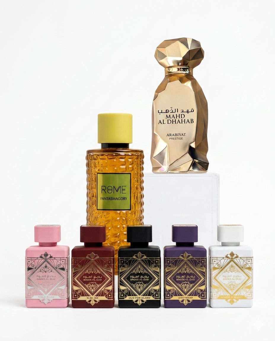 Sahara After Dark: Arabian Oud Discovery Trio Lattafa × Arabiyat × Mast