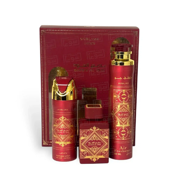 Lattafa  GIF SET 3 pcs Badee Al Oud Sublime Collection  U EDP 3.4 oz