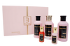 Bharara Rose Gift Set W ( Perfume Spray 3.4oz , Body Lotion 6.7oz , shower gel 6.7oz , Perfume Spray 0.3oz , Bharara Scarlet 0.3oz )