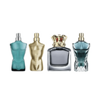 Jean Paul Gaultier Mini Gift Set M (Le male 0.23oz EDT + Scandal 0.23oz EDT + L Male Elixir 0.23oz EDT + Beau 0.23oz EDT)