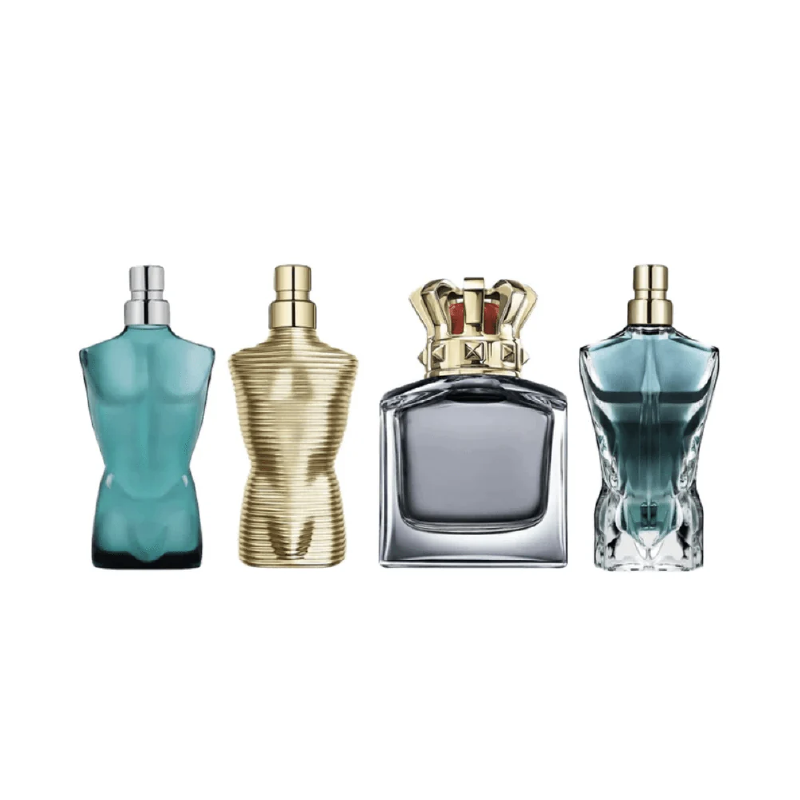 Jean Paul Gaultier Mini Gift Set M (Le male 0.23oz EDT + Scandal 0.23oz EDT + L Male Elixir 0.23oz EDT + Beau 0.23oz EDT)
