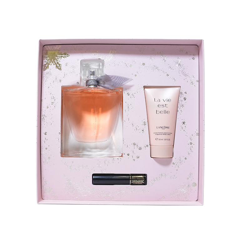 Lancome La Vie Est Belle 3 Pcs Gif Set W (3.4oz EDP + 1.7oz Body lotion + Mascara)
