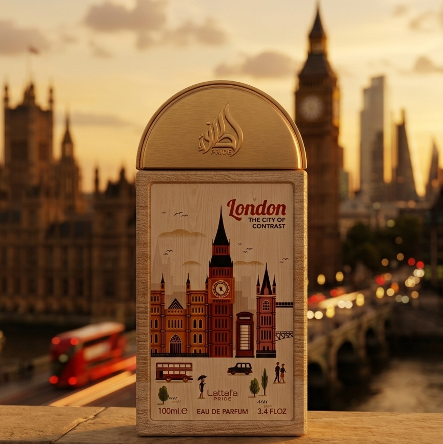 London The City of Contrast Pride Eau de Parfum 3.4 oz Unisex by Lattafa