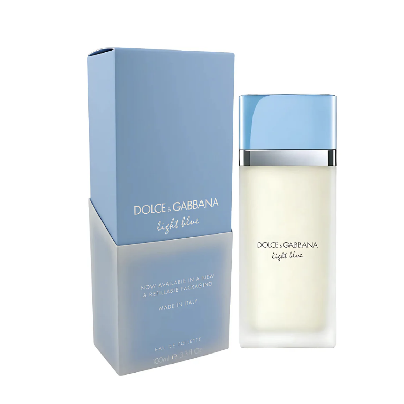 Dolce & Gabbana Light Blue New & Refillable packaging W EDT 3.4 oz