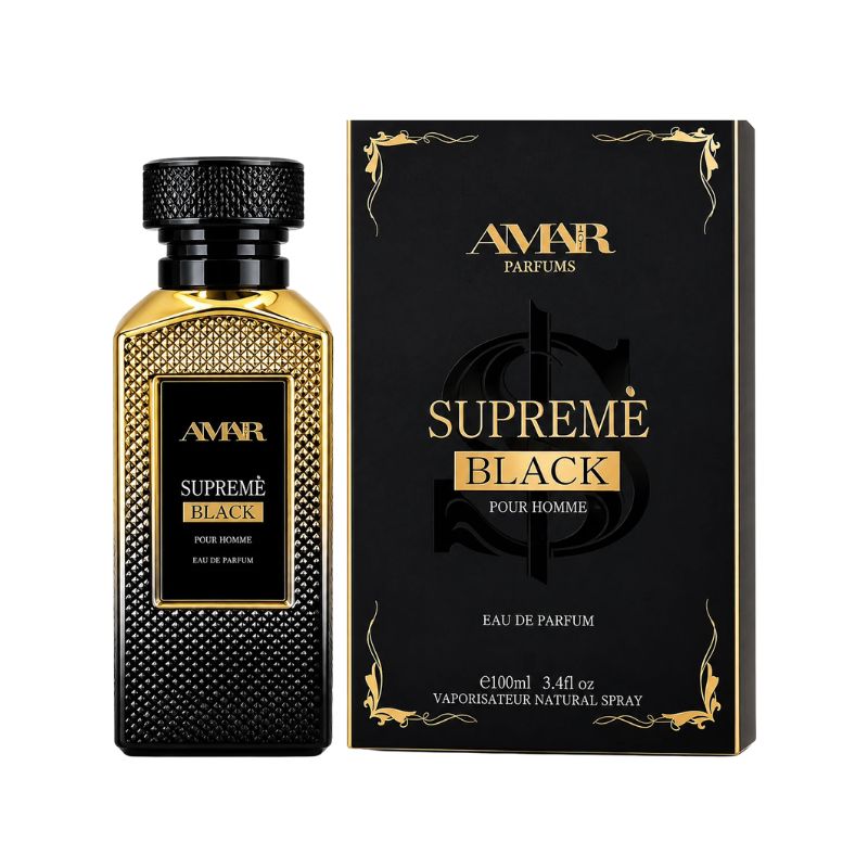 Macarena Amar Supreme Black for Men EDP 3.4 oz