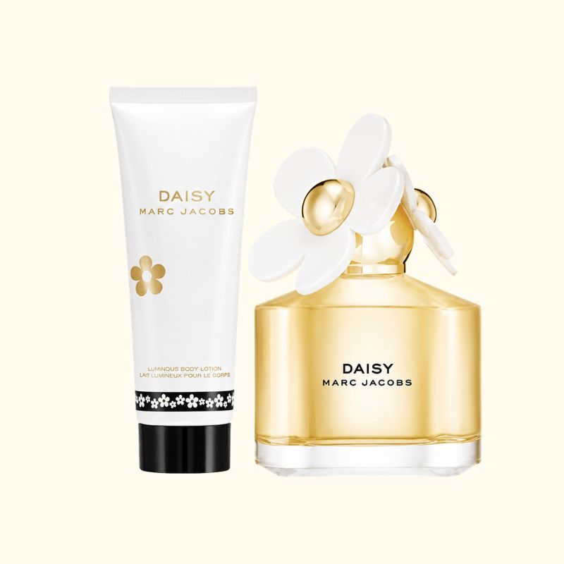 Marc Jacobs Daisy Set 2 Pcs for Women ( EDT 3.4 oz + Body Lotion 2.5 oz)