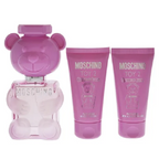 Moschino Toy 2 Bubble Gum Women's 3 Pc Gift Set: 1.7oz EDT Spray, Body Lotion, Bath and Shower Gel