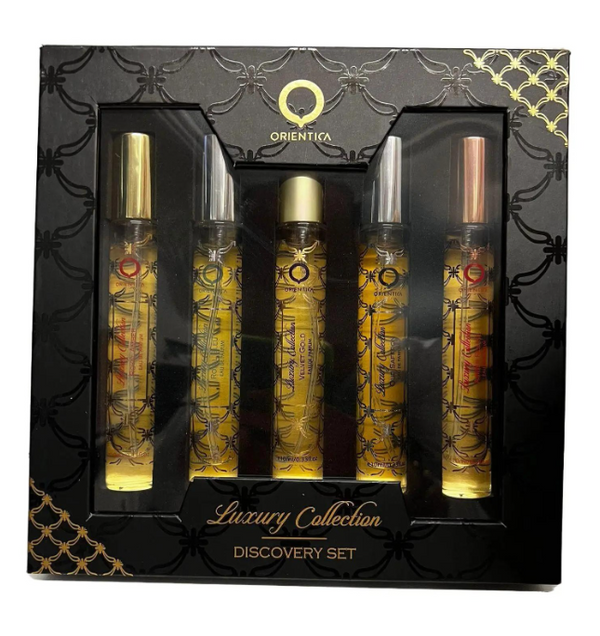 Orientica Discovery Set  EDP (Amber Rouge, Oud Saffron, Velvet Gold, Royal Bleu, Royal Amber)