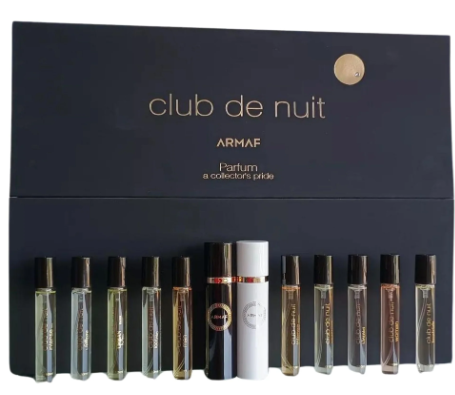 Armaf Discovery Set x10 U EDP 0.34oz (Hombre intenso, mujer intensa, elixir de hombre urbano, estela, Millestone, Untold, Iconic, Woman, Man, Imperiale)