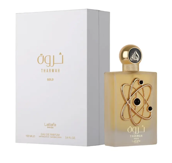 Lattafa Tharwah Gold W EDP 3.4oz