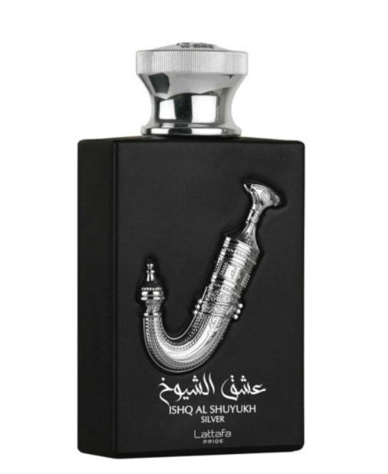 Lattafa Ishq Al Shuyukh Silver U EDP 3.4oz