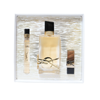 Yves Saint Laurent Libre 3 Pcs Gif Set W (3.0oz EDP + 0.33oz EDP + Mini Rouge Pur Couture Lipstick)