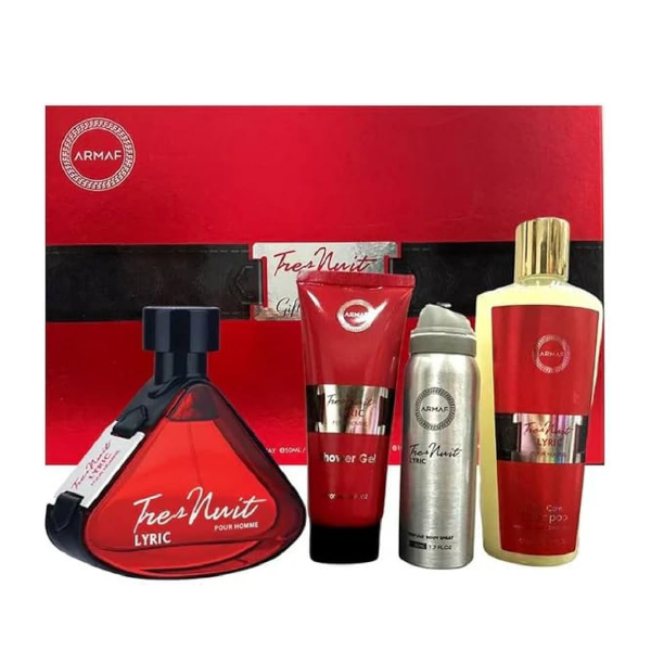 Armaf Tres nuit Lyric SET 4 PIEZAS M EDP 3.4 oz