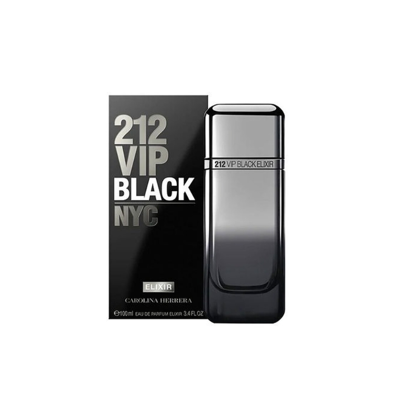 Carolina Herrera 212 VIP Black Elixir EDP 3.4 oz for Men