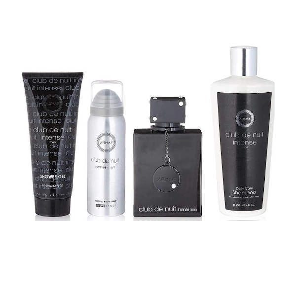 Set de regalo Armaf 4 piezas CDN Intense M EDP 3.4 oz