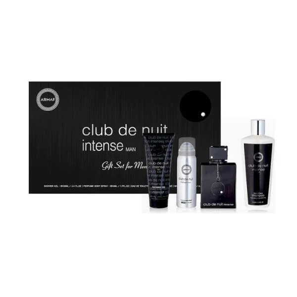 Set de regalo Armaf 4 piezas CDN Intense M EDP 3.4 oz