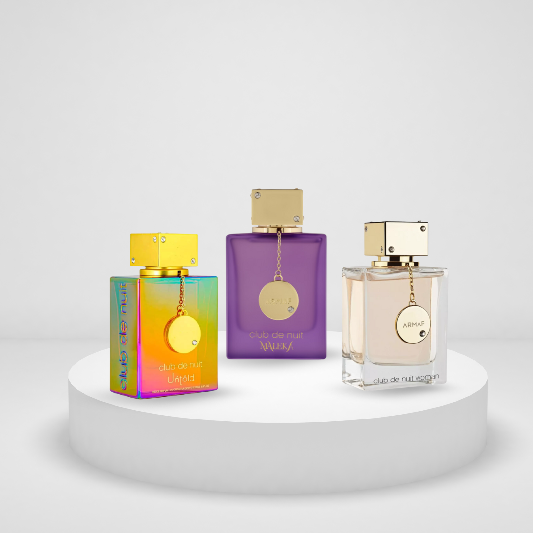 Club De Nuit Collection Trio – 3 Premium EDPs (3.4 oz × 3) for Woman