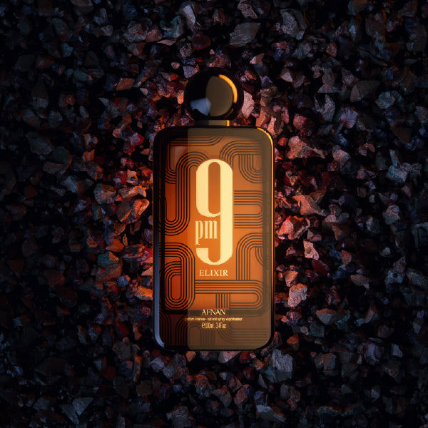 Afnan 9 PM Elixir For Men Parfum 3.4 oz