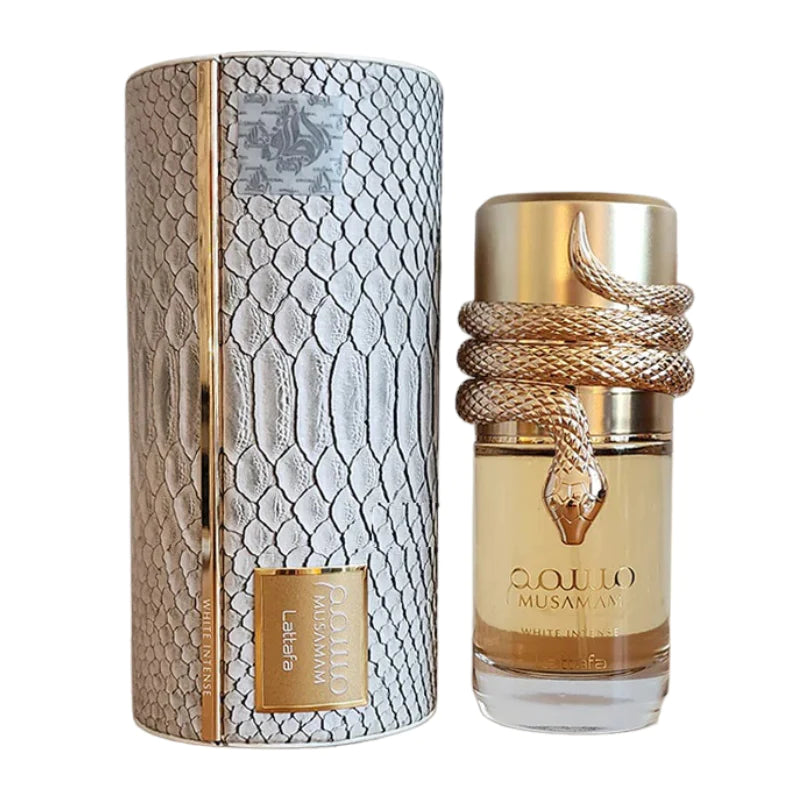Lattafa Mussamam White Intense U EDP 3.4 oz – Oasis Perfumes USA
