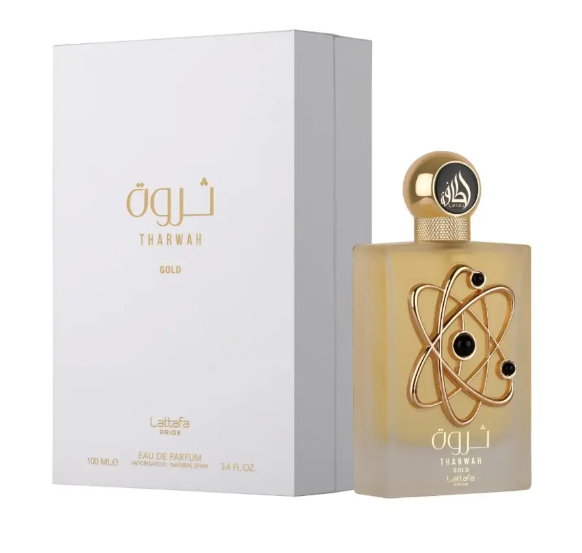 Lattafa Tharwah Gold W EDP 3.4oz – Oasis Perfumes USA Lattafa Tharwah Gold W EDP 3.4oz – Oasis Perfumes USA
