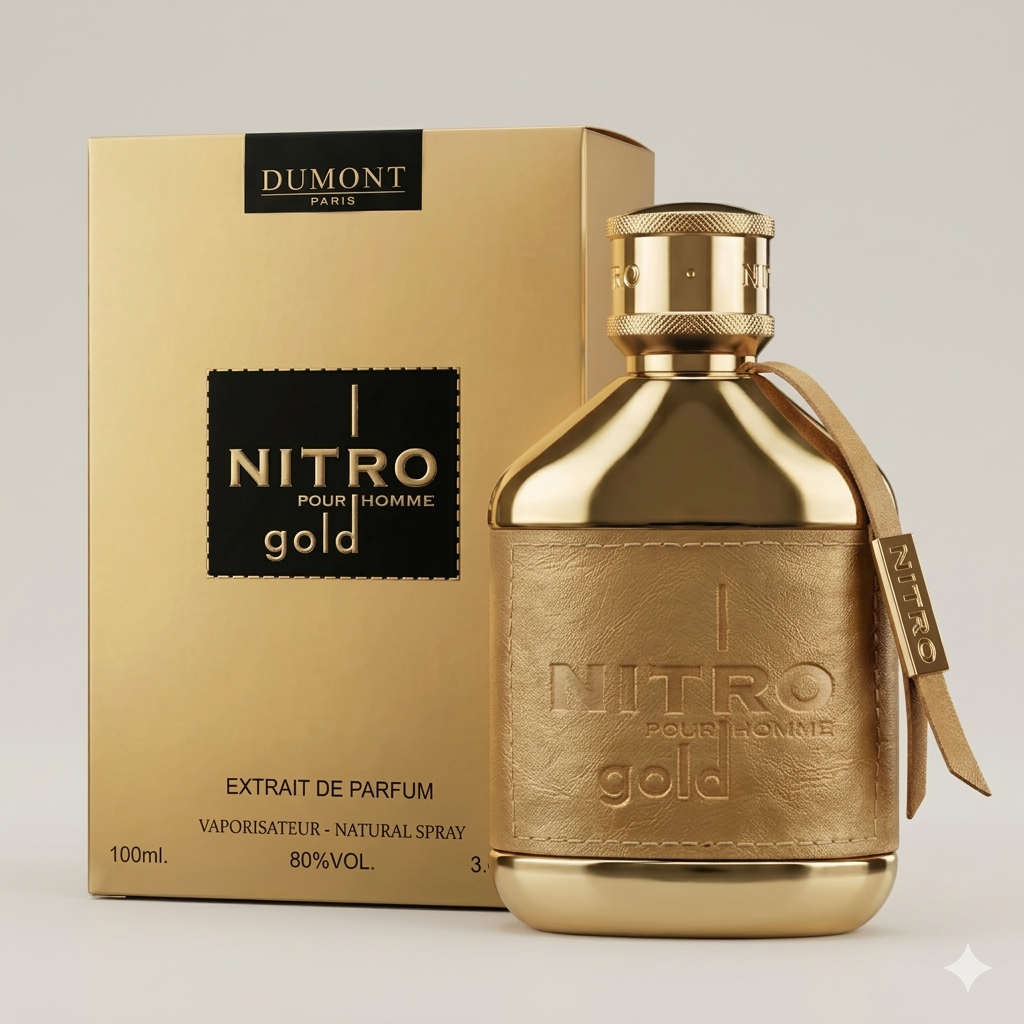 Nitro Gold Eau de Parfum 3.4 oz Unisex by Dumont Paris