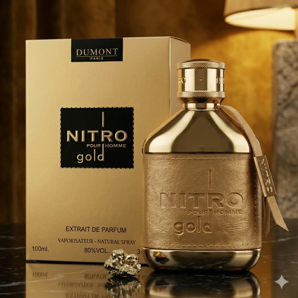 Nitro Gold Eau de Parfum 3.4 oz Unisex by Dumont Paris