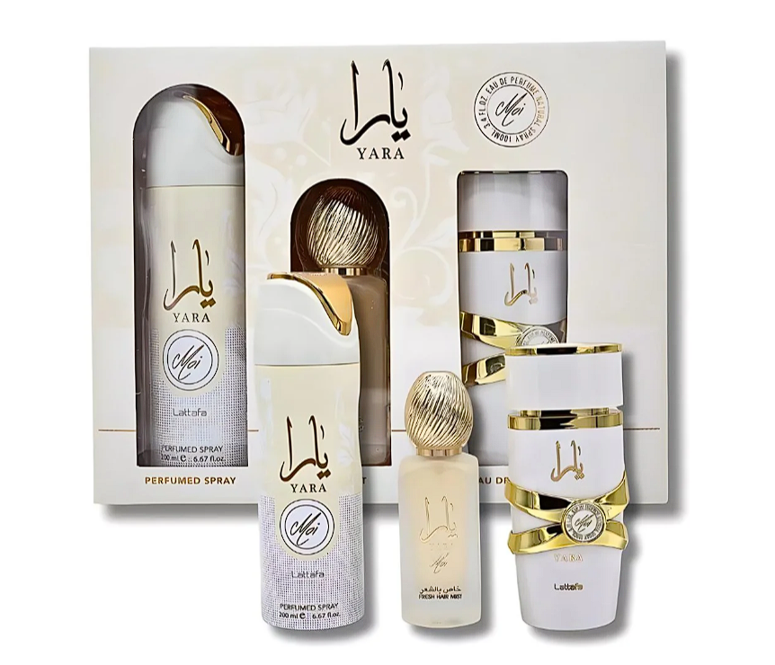 Lattafa Yara Moi Set 3 piezas W EDP 3.4oz