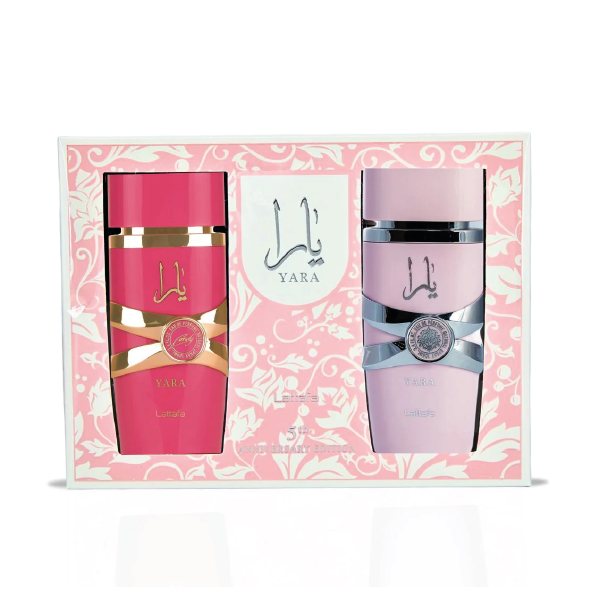 Lattafa Set Yara & Yara Candy EDP W 3.4 OZ